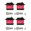 4pcs DSSERVO DS3225 Numérique Servo 25KG Engrenage En Métal Couple Élevé Étanche
