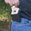 4pcs en plein air poker carte ouvre-bouteille de bière en acier
