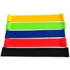 4pcs Ensemble de matériel de yoga Disques Curseurs de base Résistance Boucle Bande Exercice Sangle de latex Parfait Noyau abdominal Formation Gym Yoga Pilates Rehab Kit