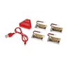4pcs GoolRC 720mAh 3.7V 30C LiPo Batterie avec Chargeur USB 4 en 1 pour Syma X5SW X5SC Cheerson CX-30W RC Quadcopter