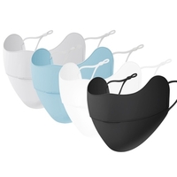 4PCS lavable réutilisable cyclisme masque facial respirant Protection UV demi visage bouche masque pour hommes femmes en plein air exercice vélo course