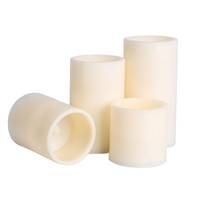 4Pcs électronique bougie lampes ensemble de mariage fête d