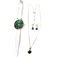 4pcs montre femme collier boucles d