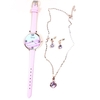 4pcs montre femme collier boucles d