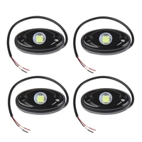 4Pcs Rock Lights 4-Pod pour JEEP Offroad Truck UTV ATV Boat Underbody Light
