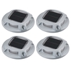 4PCS solaire alimenté 8LEDs au sol allée lumière pont lampe