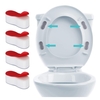 4PCS tampons de siège de toilette pare-chocs de siège