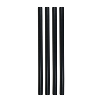 4pcs tubes de protection en silicone couvercle de support de poêle de camping résistant à la chaleur
