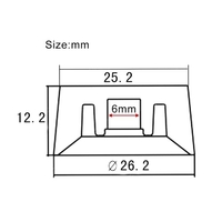 4pcs vitesse Boutons de contrôle du volume de la tonalité pour Gibson Les Paul Guitar Replacement Parts guitare électrique blanc