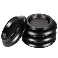 4pcs/set solide bois Piano droit roulette tasses w / tapis anti-dérapant EVA