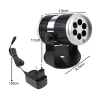 4W 4LED 360 ° Indoor Exchange Card Projection Light Led Lampe à neige