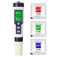 5 en 1 testeur combiné multi-paramètres professionnel PH / EC / TDS / salinité / thermomètre testeur multifonction numérique testeur de qualité de l