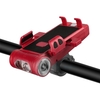 5 en 1 vélo lumières 2000mAh VTT avant phare USB Rechargeable étanche avec support pour téléphone batterie externe vélo klaxon antibrouillard