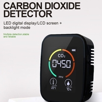 5 in1 CO2 Detector Digital Temperature Humidity Tester Air Quality Monitor TVOC HCHO Detector