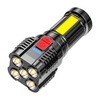 5 lampe de poche à LED Lumière de travail haute lumière USB rechargeable avec lumière latérale