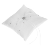 5 pcs / set Blanc Fournitures de Mariage Satin Fleur Fille Panier + Anneau Bearer Oreiller + Livre D