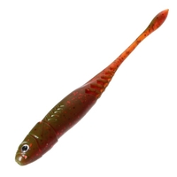 5 PCS 11 cm 6.5g Doux Leurre Leurre En Plastique Leurres Pack 3D Yeux Longue Queue Leurres En Plastique Swimbait