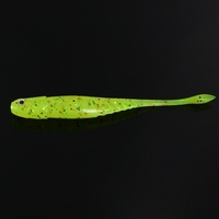 5 PCS 11 cm 6.5g Doux Leurre Leurre En Plastique Leurres Pack 3D Yeux Longue Queue Leurres En Plastique Swimbait
