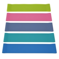 5 PCS Bandes de Boucle de Résistance avec Sac de Rangement Élastique Bande de Butin Ensemble pour Yoga Fitness Home Gym Formation