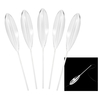 5 pièces en plastique transparent moulage Bobbers Bombarda coulant pêche à la mouche filature flotteurs 5g / 10g / 15g / 20g
