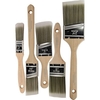 5 pièces manche en bois brosse ensemble maison ménage pinceau brosse barbecue brosse marine peinture brosse multifonctionnel utilitaire brosse ensemble intérieur extérieur décoration outil