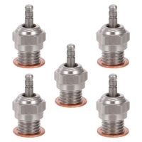 5 pièces N3 Bougies En Acier Bougie De Préchauffage Pièces De Moteur RC pour Moteurs Camion RC Compatible avec Redcat Hsp Hpi