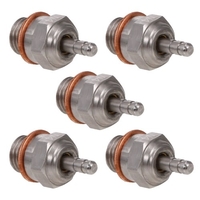 5 pièces N4 Bougies En Acier Bougie De Préchauffage Pièces De Moteur RC pour Moteurs Camion RC Compatible avec Redcat Hsp Hpi