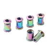 5 pièces vélo plaque à ongles plaque dentaire vis vélo de route disque vis en acier pédalier vis galvanisé coloré dent disque vis