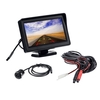 5 pouces TFT-LCD Caméra de recul Vue arrière de voiture Système de recul + Caméra de stationnement HD