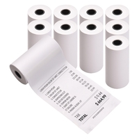 5 rouleaux 57x30mm papier thermique direct papier d