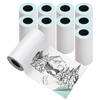 5 rouleaux 57x30mm papier thermique direct papier d