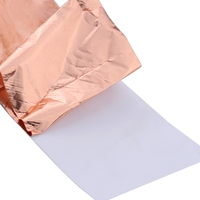 50 mm * 2 m un côté cuivre aluminium bande EMI blindage simple adhésif conducteur pour guitare