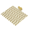 50 pcs / set paillettes couleur papier jetable pailles pour mariage d