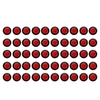 50 pièces rouge 3/4 pouces rond dégagement LED avant arrière indicateur latéral étanche voiture Signal lampe pour 12 V/24 V voiture camion RV Bus Van