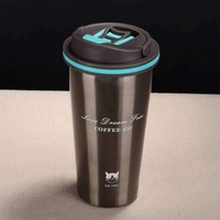 500ml En Acier Inoxydable Voiture Tasse À Café Isolation Thermique Thermique Tasse Tasse Voiture Portable Voyage Café Tasse