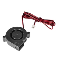 5015 ventilateur de refroidissement sans brosse DC 12V 0.19A Turbo petit ventilateur roulement à huile ultra-silencieux 6500 tr / min taille 50 * 50 * 15mm pour imprimante 3D bricolage