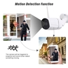 5.0MP Wireless IP Camera IP 3.6mm 1 / 2.8 "CMOS H.265 P2P Onvif 36pcs IR Lampes Vue de nuit IR-CUT Détection de mouvement Téléphone APP Contrôle Intérieur / Extérieur Étanche Sécurité À La Maison