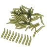 50Pcs / Lot Carp Fishing Hook Sleeve Hair Rig Line Aligner Sleeves Soft Anti Tangle Fishing Tackle Aligner Accessoires de pêche de carpe