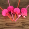50pcs / set Mignon Straws en plastique pour l