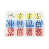 50pcs thermorétractable à souder anneau bornes de câblage borne de connexion type thermorétractable kit de borne de connexion étanche tube thermorétractable isolant bornes thermorétractables