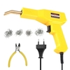 50W agrafeuse chaude en plastique Machine de soudage Kit de réparation de pare-chocs de voiture soudage réparation Machine de soudage pistolet réparation
