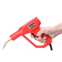 50W Portable Portable plastiques Machine de soudage panneau fissure réparations Kit coupe thermique agrafeuse chaude plastiques trou réparation outil ensemble avec 4 boîtes agrafe