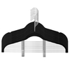 5/10 pièces Cintres avec Clips Mobiles Velours Ultra Mince No Slip Rack Jupe Pantalon Cintres pour Voyage à Domicile