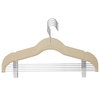 5/10 pièces Cintres avec Clips Mobiles Velours Ultra Mince No Slip Rack Jupe Pantalon Cintres pour Voyage à Domicile