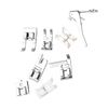 52pcs Machine à coudre professionnelle Presser Feet Kit Ensemble compatible pour la machine à coudre Low Shank (pour Brother / Babylock / New Home / Singer / Janome / Kenmore,  etc.)