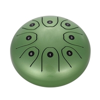 5, 5 pouces mini instrument de percussion clé à tambour en acier 8 langues C