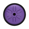 5, 5 pouces mini tambour de langue en acier 6 notes tambour de handpan instrument de percussion de tambour de poche en acier