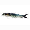 5.5in / 0.76oz Bionic Multi Articulé Leurre Dur S Natation Action Leurre De Pêche 8 Segment Coulant Leurre De Pêche VIB Appât Crankbait 3D Yeux Réalistes Artificielle Leurres De Pêche Crochet avec Crochets Aigus Tackle