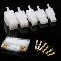 580 pièces voiture Moto 50 ensembles Auto électrique 2.8mm 2 3 4 6 9 bornes de connecteur de câble de fil avec boîte de rangement