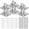 5mm plaques oculaires mousquetons vis ensemble crochet de suspension mural multifonctionnel pour montage mural hamacs formation de Yoga
